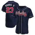 Punc A.Braves #23 Michael Harris II player Navy Authentic Alternate Stitched Jerseys