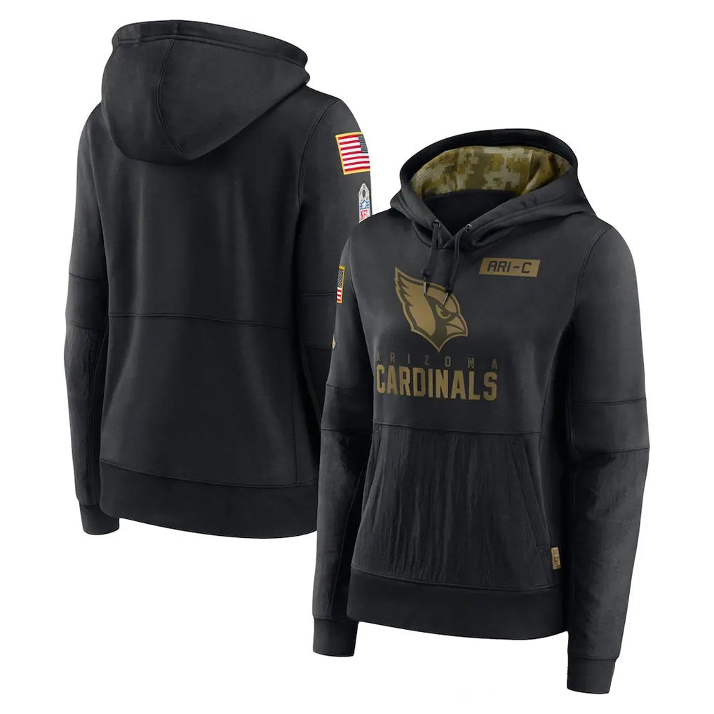 Punc A.Cardinals Black Salute to Service Limited Hoodies Blank Player Stitched Jerseys