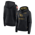 Punc A.Cardinals Black Salute to Service Limited Hoodies Blank Player Stitched Jerseys