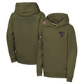 Punc A.Cardinals Olive 2025 Salute to Service Fleece Hoodie Blank Player Stitched Jerseys