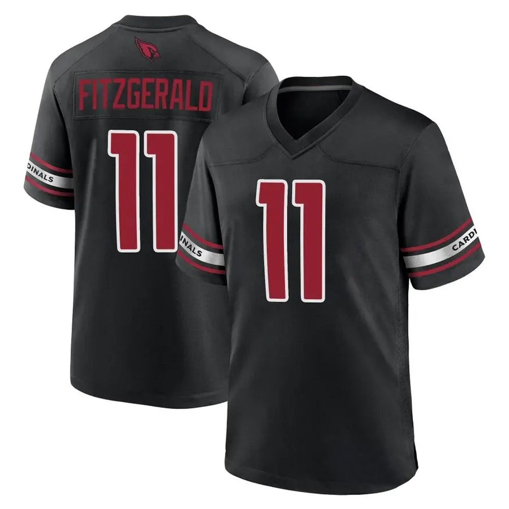 Punc A.Cardinals #11 Larry Fitzgerald Player Black Alternate Game Stitched Jerseys