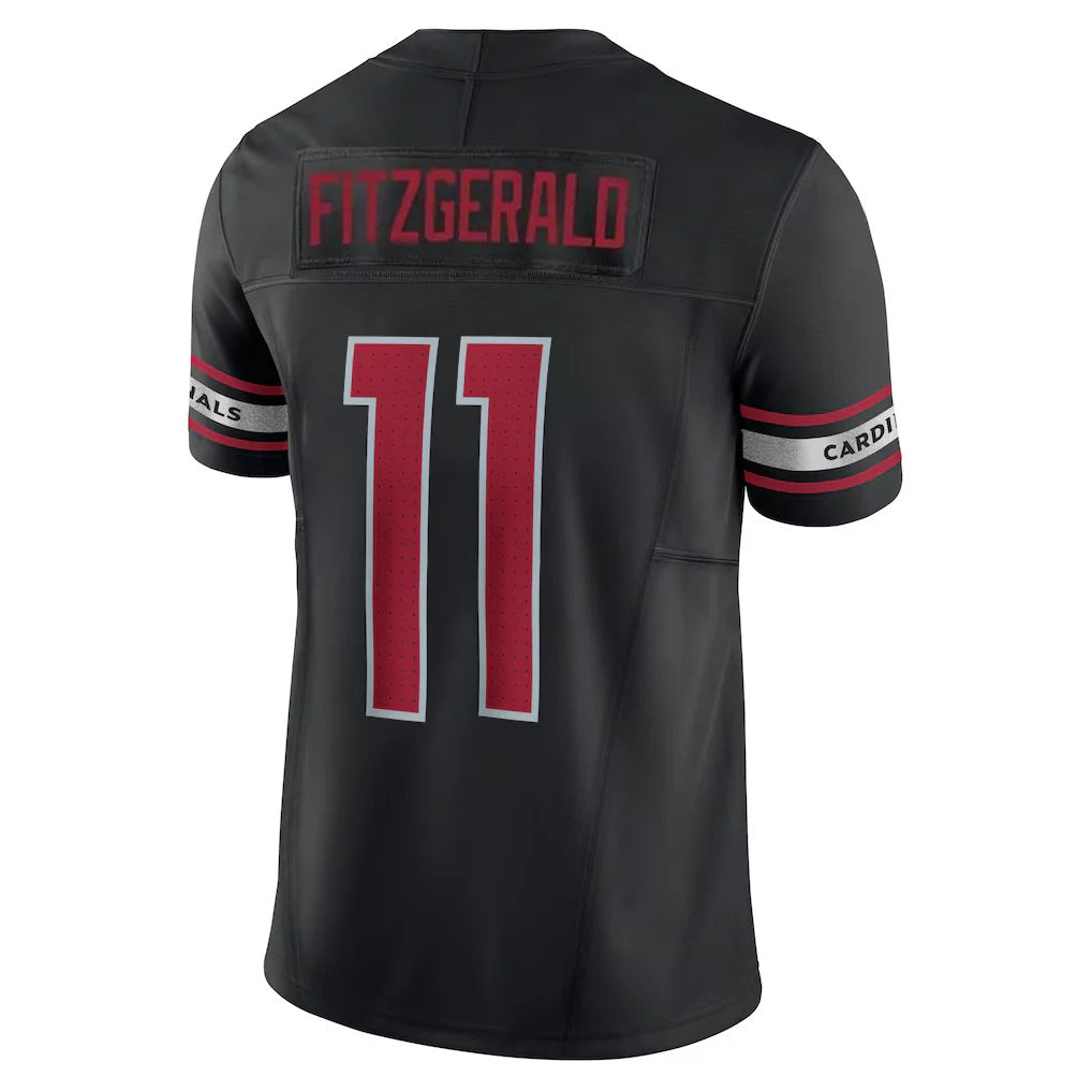 Punc A.Cardinals #11 Larry Fitzgerald Player Black Vapor F.U.S.E. Limited Home Game Stitched Jerseys