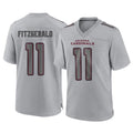 Punc A.Cardinals #11 Larry Fitzgerald Player Gray Fashion Home Game Stitched Jerseys