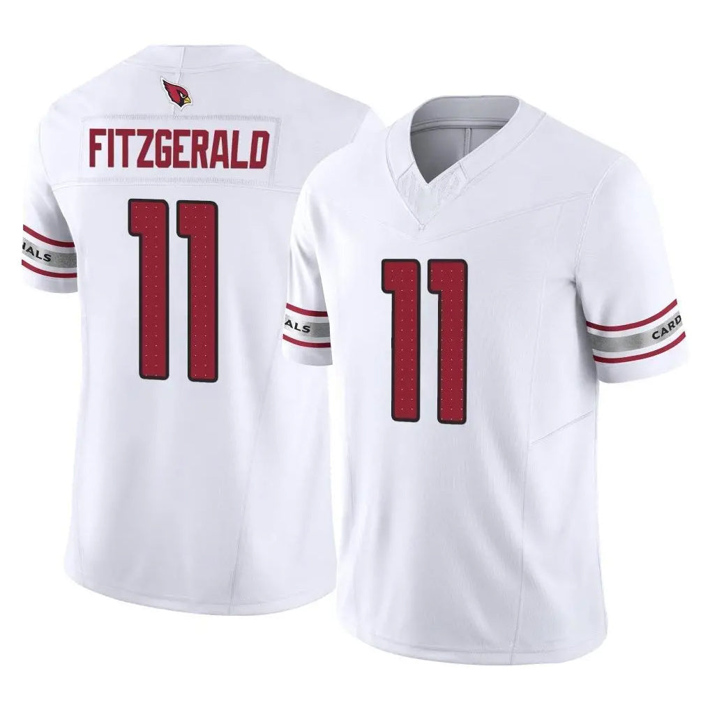 Punc A.Cardinals #11 Larry Fitzgerald Player White Vapor F.U.S.E. Limited Home Game Stitched Jerseys