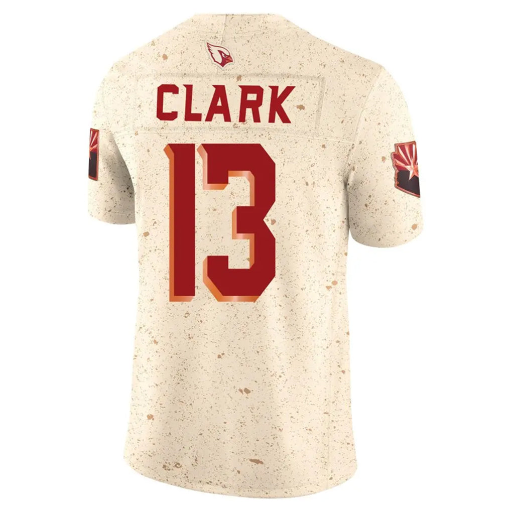 Punc A.Cardinals #13 Kei'Trel Clark Player Cream Rivalries Collection Vapor Limited Home Game Stitched Jerseys