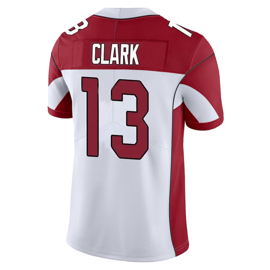 Punc A.Cardinals #13 Kei'Trel Clark Player White Vapor Limited Home Game  Stitched Jerseys