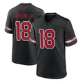 Punc A.Cardinals #18 Marvin Harrison Jr. Player Black Alternate Game Stitched Jerseys