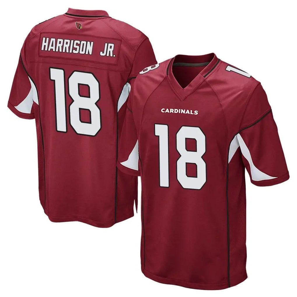Punc A.Cardinals #18 Marvin Harrison Jr. Player Cardinal Home Game Stitched Jerseys