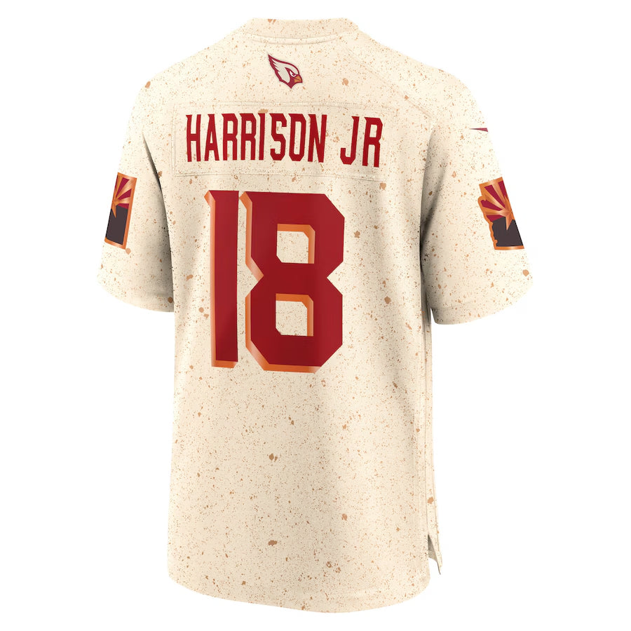 Punc A.Cardinals #18 Marvin Harrison Jr. Player Rivalries Collection Game Stitched Jerseys