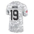 Punc A.Cardinals #19 Carson Beck Player Camo Salute to Service Limited Home Stitched Jerseys