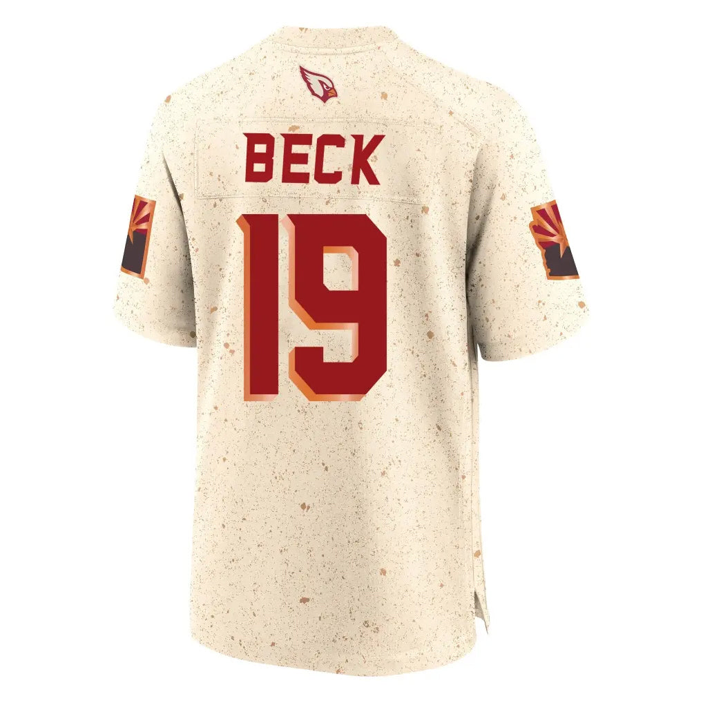 Punc A.Cardinals #19 Carson Beck Player Cream Rivalries Collection Game Stitched Jerseys