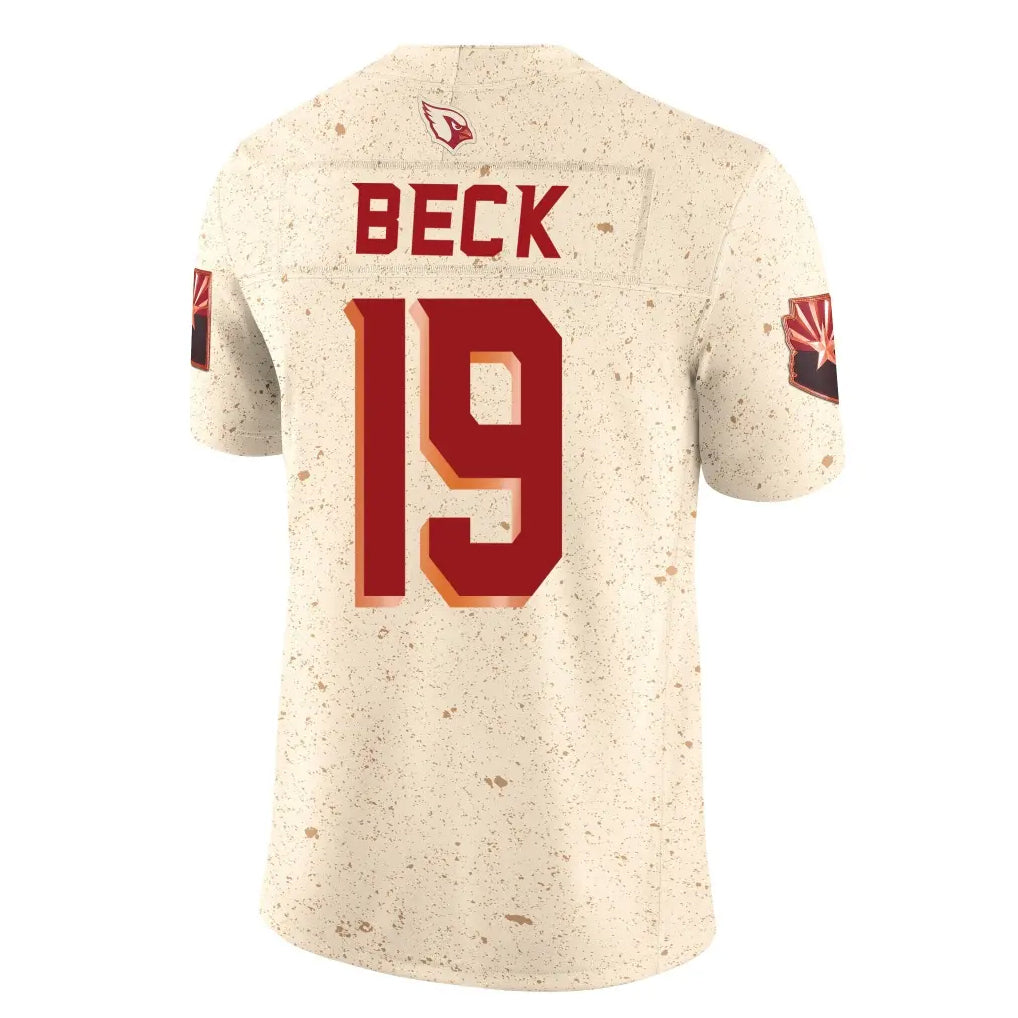 Punc A.Cardinals #19 Carson Beck Player Cream Rivalries Collection Vapor Limited Home Game Stitched Jerseys