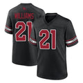 Punc A.Cardinals #21 Garrett Williams Player Black Alternate Game Stitched Jerseys