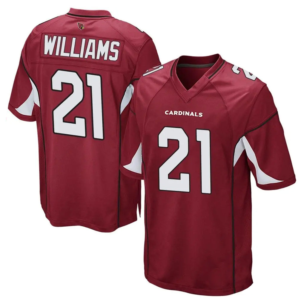 Punc A.Cardinals #21 Garrett Williams Player Cardinal Home Game Stitched Jerseys