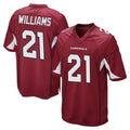 Punc A.Cardinals #21 Garrett Williams Player Cardinal Home Game Stitched Jerseys