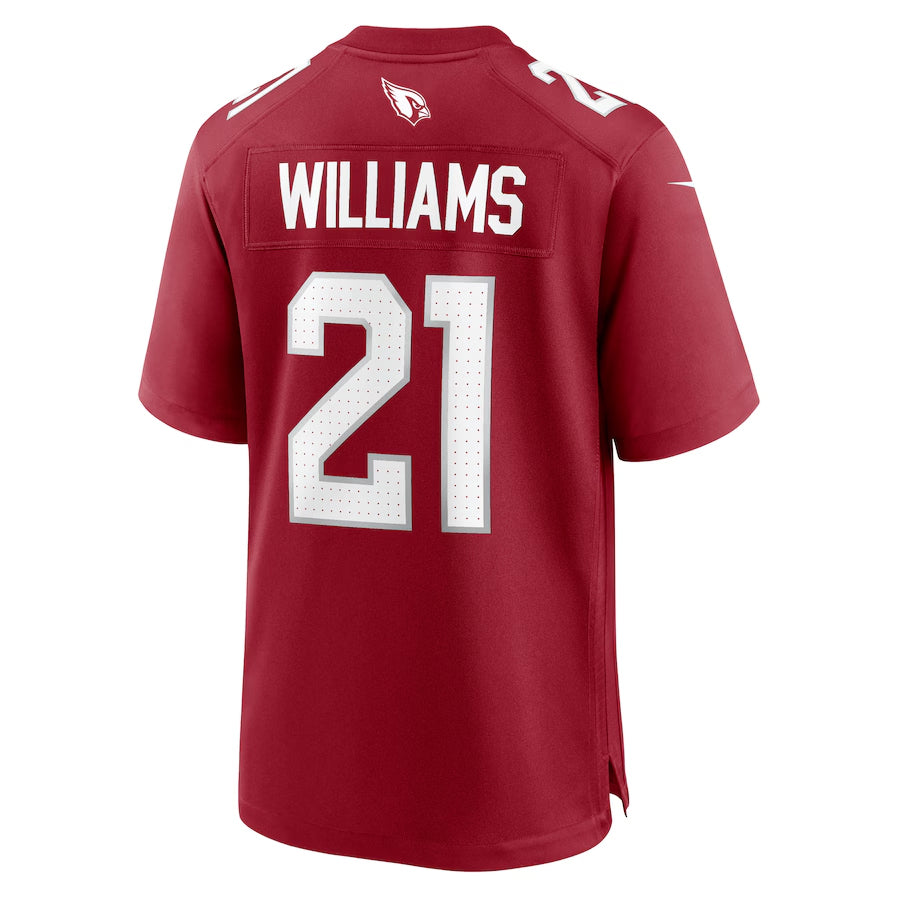 Punc A.Cardinals #21 Garrett Williams Player Cardinal Limited Home Game Stitched Jerseys
