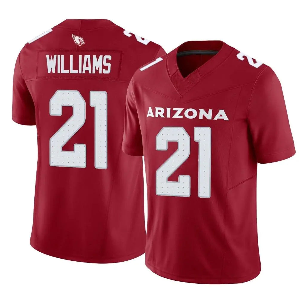 Punc A.Cardinals #21 Garrett Williams Player Cardinal Vapor F.U.S.E. Limited Home Game Stitched Jerseys