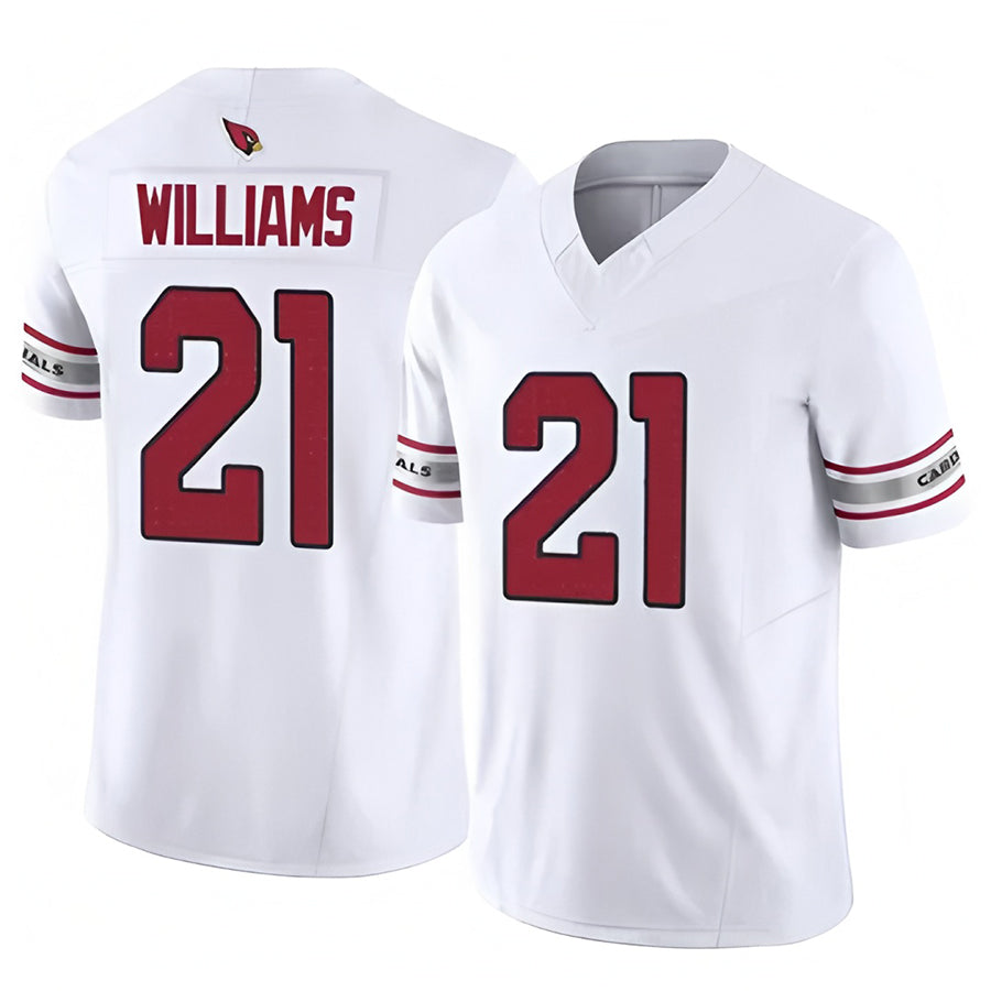 Punc A.Cardinals #21 Garrett Williams Player White Game Home Stitched Jerseys
