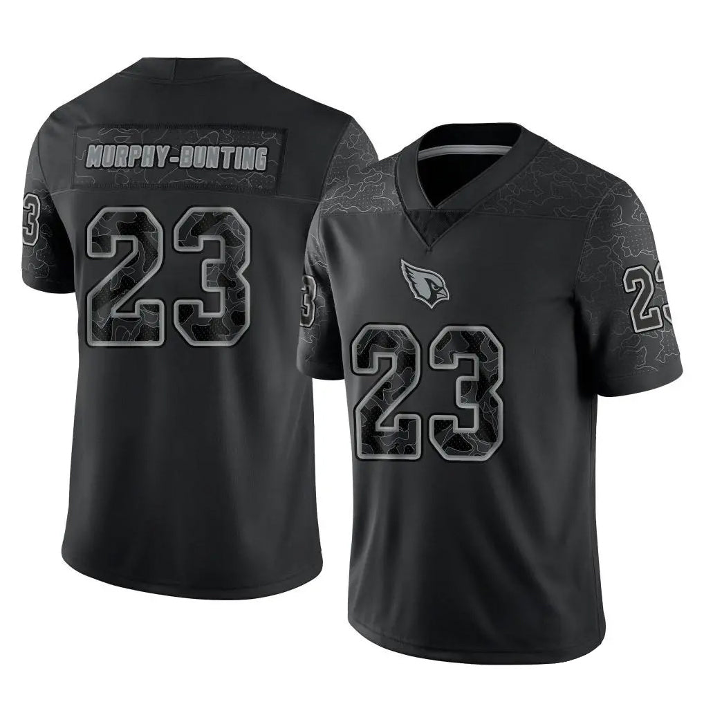 Punc A.Cardinals #23 Sean Murphy-Bunting Player Black RFLCTV Limited Home Game Stitched Jerseys