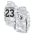 Punc A.Cardinals #23 Sean Murphy-Bunting Player Camo Salute to Service Hoodies Stitched Jerseys