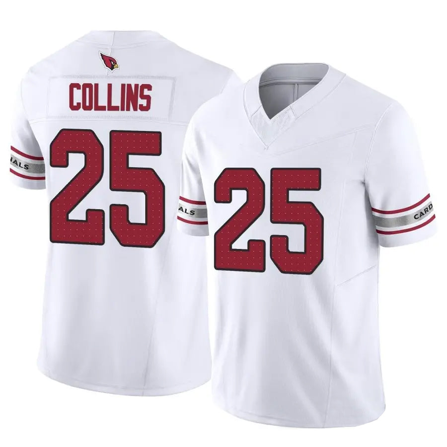Punc A.Cardinals #25 Zaven Collins Player White Limited Home Game Stitched Jerseys