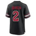 Punc A.Cardinals #2 Will Johnson Player Black Alternate Game Stitched Jerseys