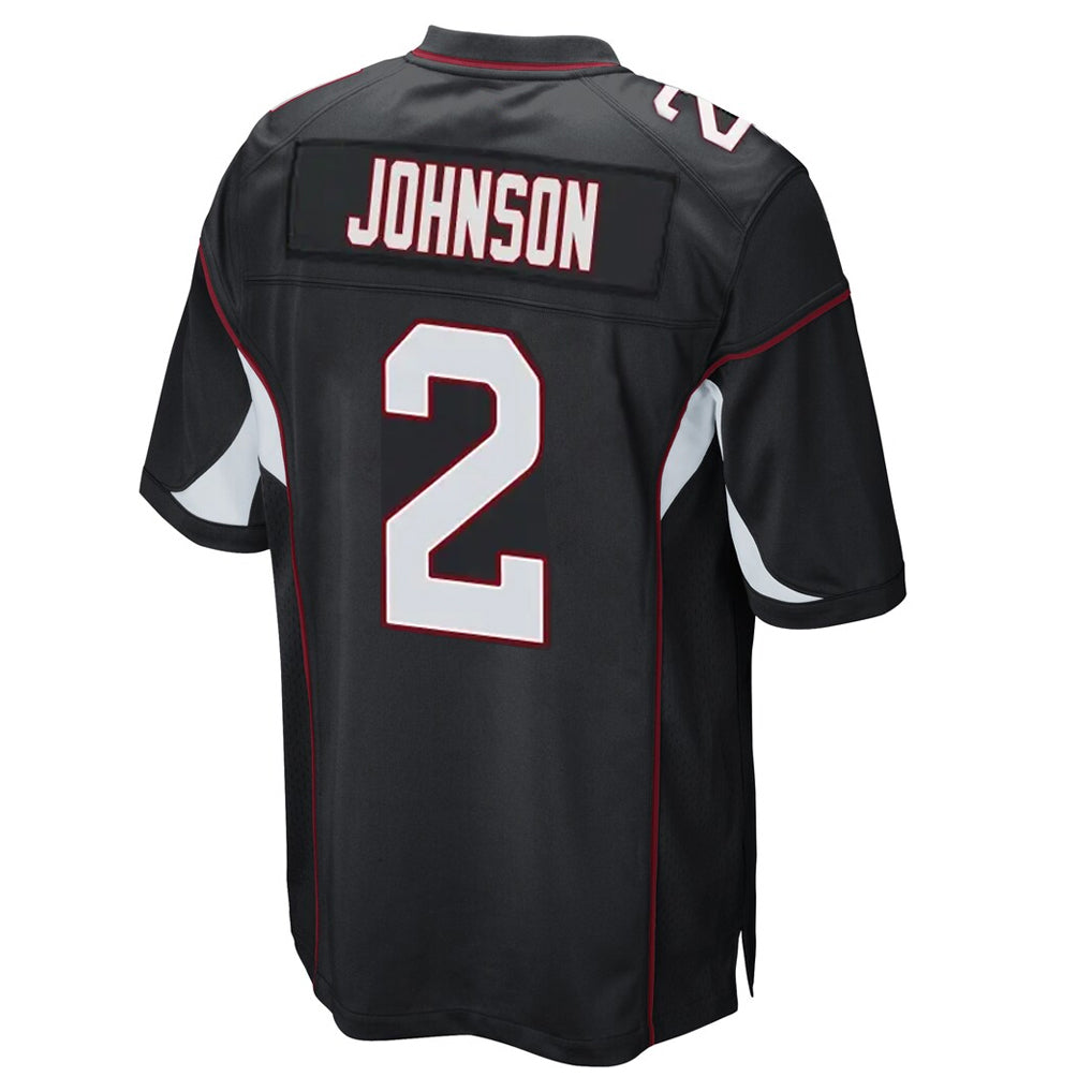 Punc A.Cardinals #2 Will Johnson Player Black Home Game Stitched Jerseys