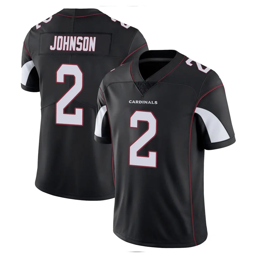 Punc A.Cardinals #2 Will Johnson Player Black Vapor Limited Home Game Stitched Jerseys