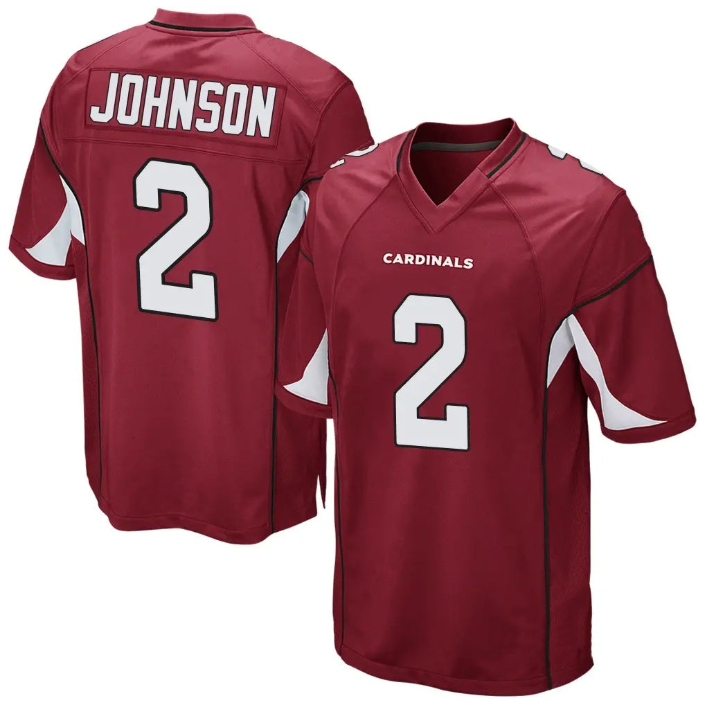 Punc A.Cardinals #2 Will Johnson Player Cardinal Home Game Stitched Jerseys