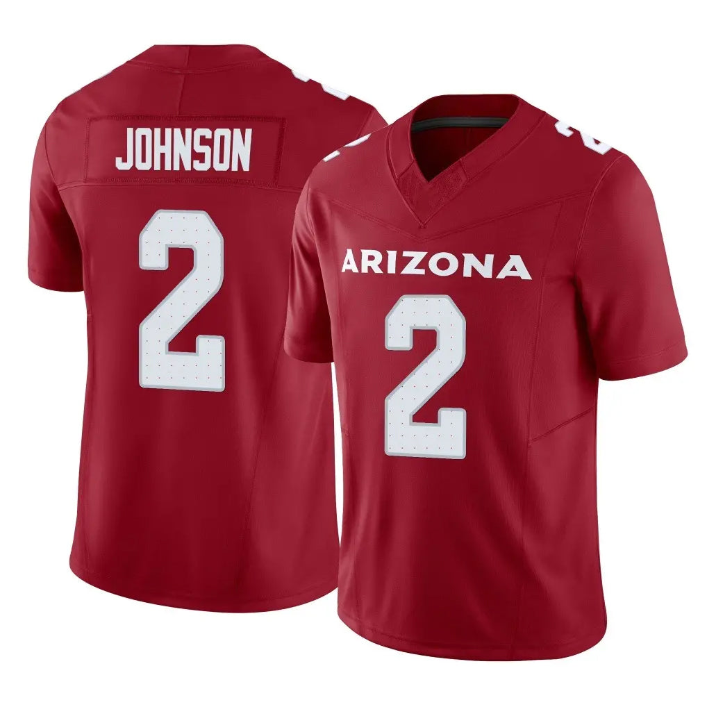 Punc A.Cardinals #2 Will Johnson Player Cardinal Vapor F.U.S.E. Limited Home Game Stitched Jerseys