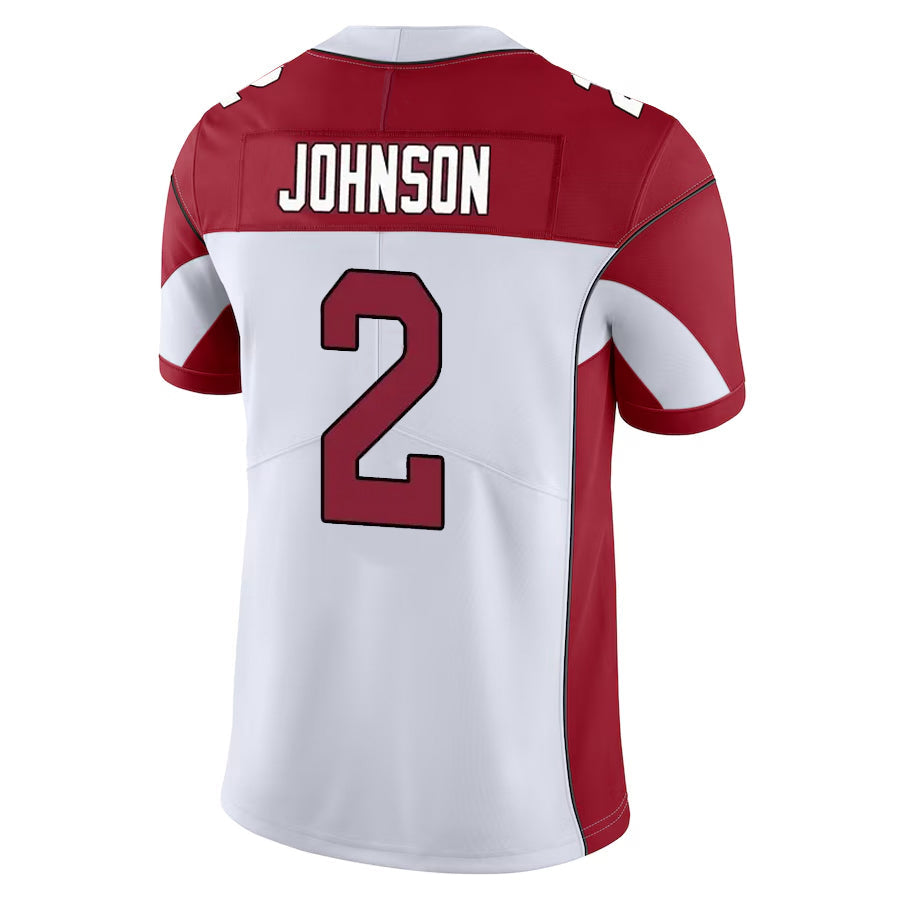 Punc A.Cardinals #2 Will Johnson Player White Vapor Limited Home Game Stitched Jerseys