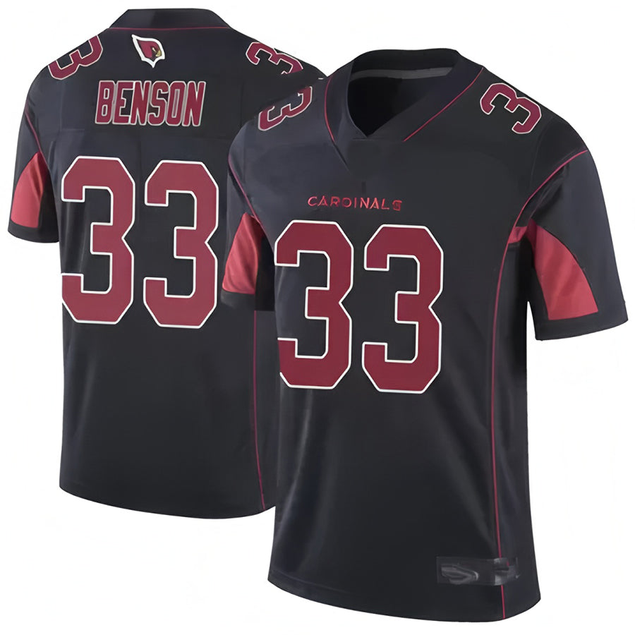 Punc A.Cardinals #33 Trey Benson Player Black Vapor Limited Elite Stitched Jerseys