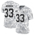 Punc A.Cardinals #33 Trey Benson Player Camo Salute to Service Limited Stitched Jerseys
