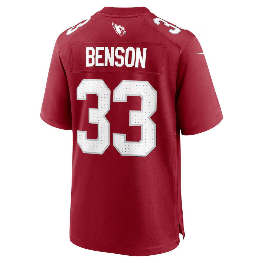 Punc A.Cardinals #33 Trey Benson Player Cardinal Home Game Stitched Jerseys