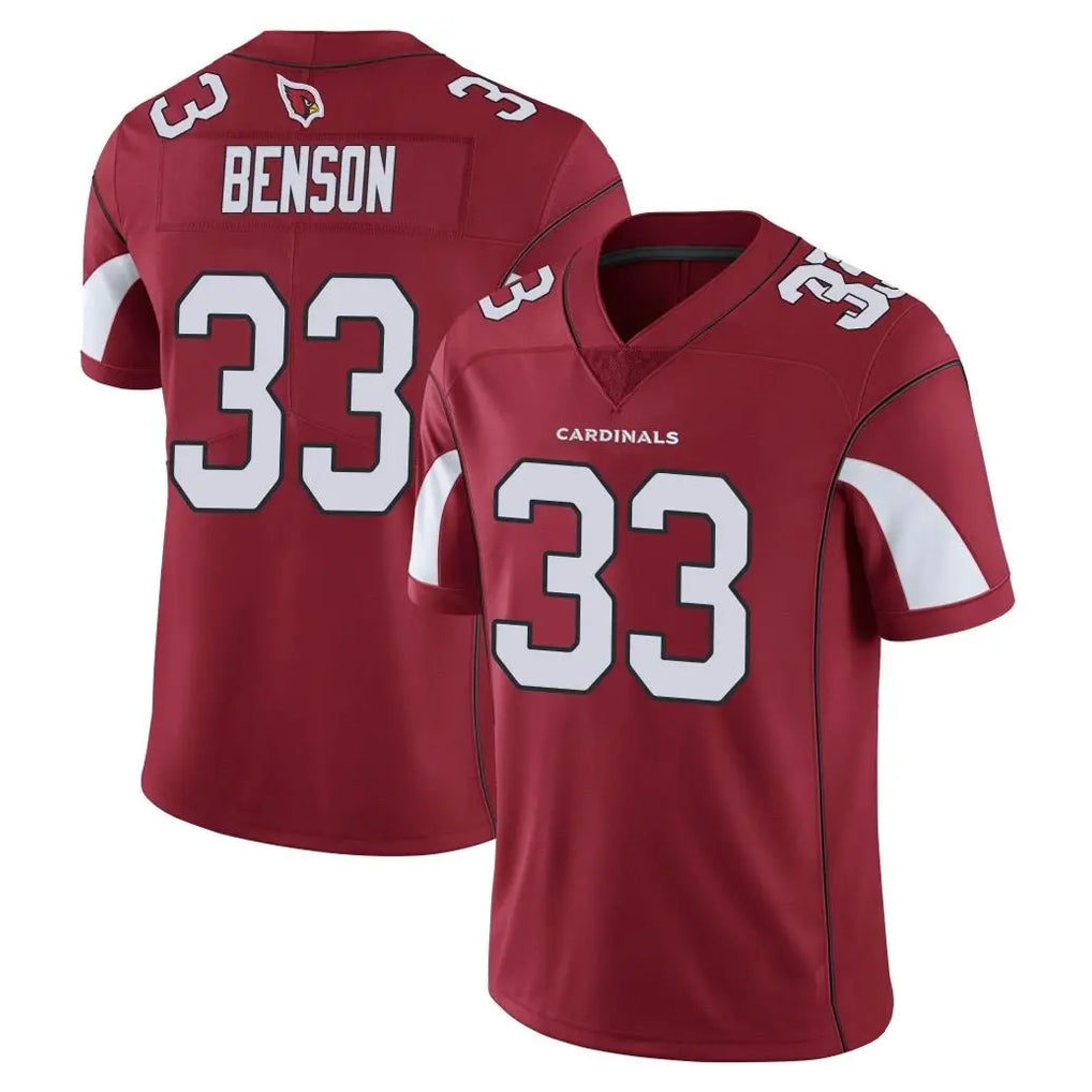 Punc A.Cardinals #33 Trey Benson Player Cardinal Vapor Limited Home Game  Stitched Jerseys