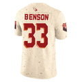 Punc A.Cardinals #33 Trey Benson Player Cream Rivalries Collection Vapor Limited Home Game Stitched Jerseys