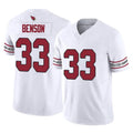 Punc A.Cardinals #33 Trey Benson Player White Vapor F.U.S.E. Limited Home Game Stitched Jerseys