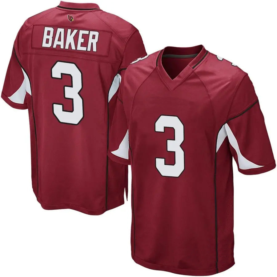 Punc A.Cardinals #3 Budda Baker Player Cardinal Home Game Stitched  Jerseys