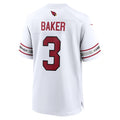Punc A.Cardinals #3 Budda Baker Player White Game Road Stitched  Jerseys