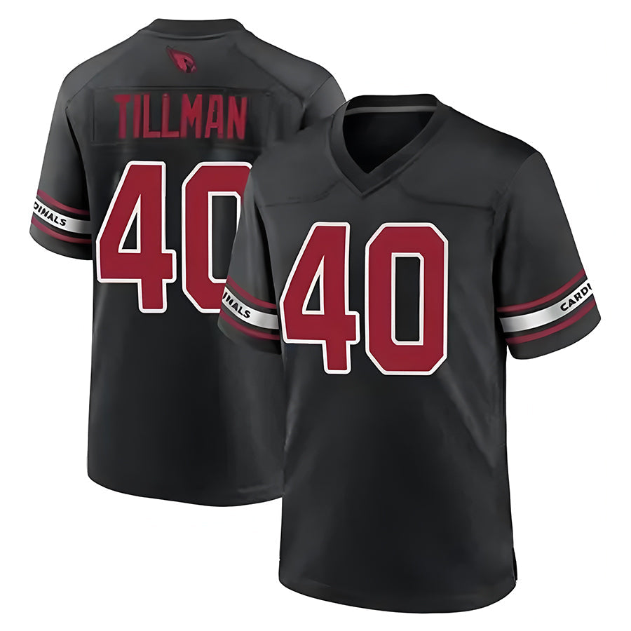 Punc A.Cardinals #40 Pat Tillman Player Black Game Stitched Jerseys
