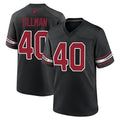 Punc A.Cardinals #40 Pat Tillman Player Black Game Stitched Jerseys