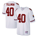 Punc A.Cardinals #40 Pat Tillman Player Mitchell & Ness White Legacy Replica Stitched Jerseys