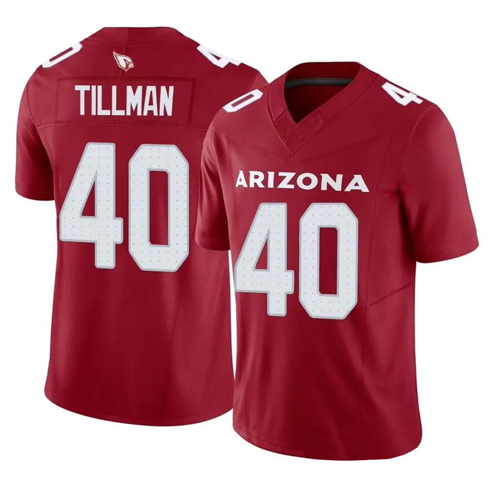 Punc A.Cardinals #40 Pat Tillman Player Red Vapor F.U.S.E. Limited Stitched Jerseys