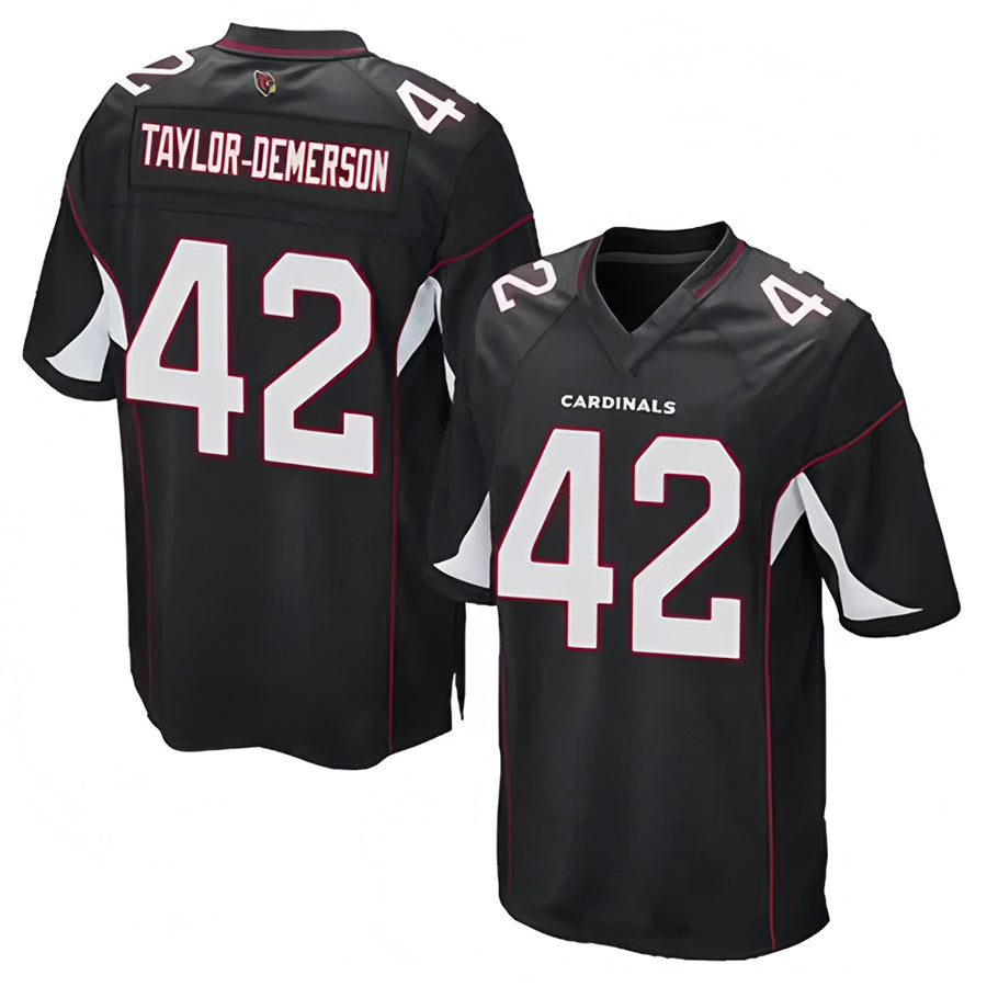 Punc A.Cardinals #42 Dadrion Taylor-Demerson Player Black Game Stitched Jerseys