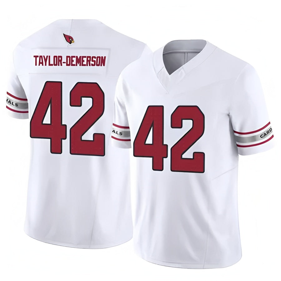 Punc A.Cardinals #42 Dadrion Taylor-Demerson Player White Limited Stitched Jerseys