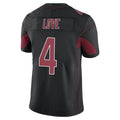 Punc A.Cardinals #4 Jeremiyah Love Player Black Limited Elite Home Game Stitched Jerseys