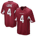 Punc A.Cardinals #4 Jeremiyah Love Player Cardinal Home Game Stitched Jerseys