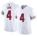 Punc A.Cardinals #4 Jeremiyah Love Player White Vapor F.U.S.E. Limited Home Game Stitched Jerseys