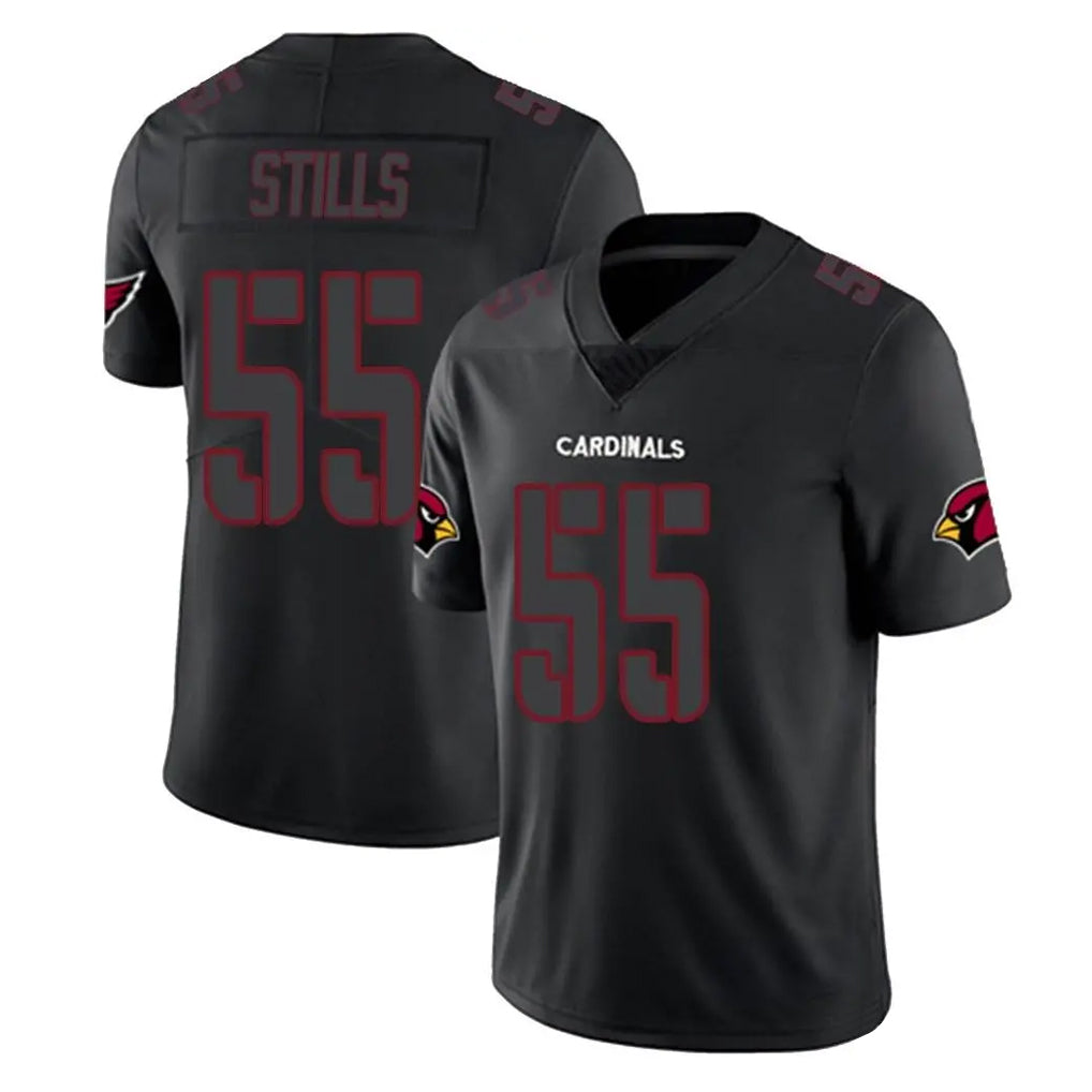 Punc A.Cardinals #55 Dante Stills Player Black Impact Limited Home Game Stitched Jerseys