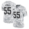Punc A.Cardinals #55 Dante Stills Player Camo Salute to Service Limited Home Stitched Jerseys